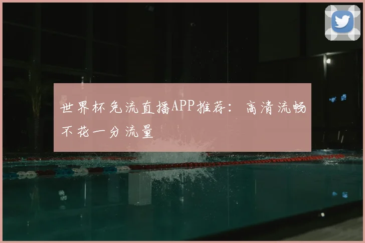 世界杯免流直播APP推荐：高清流畅不花一分流量